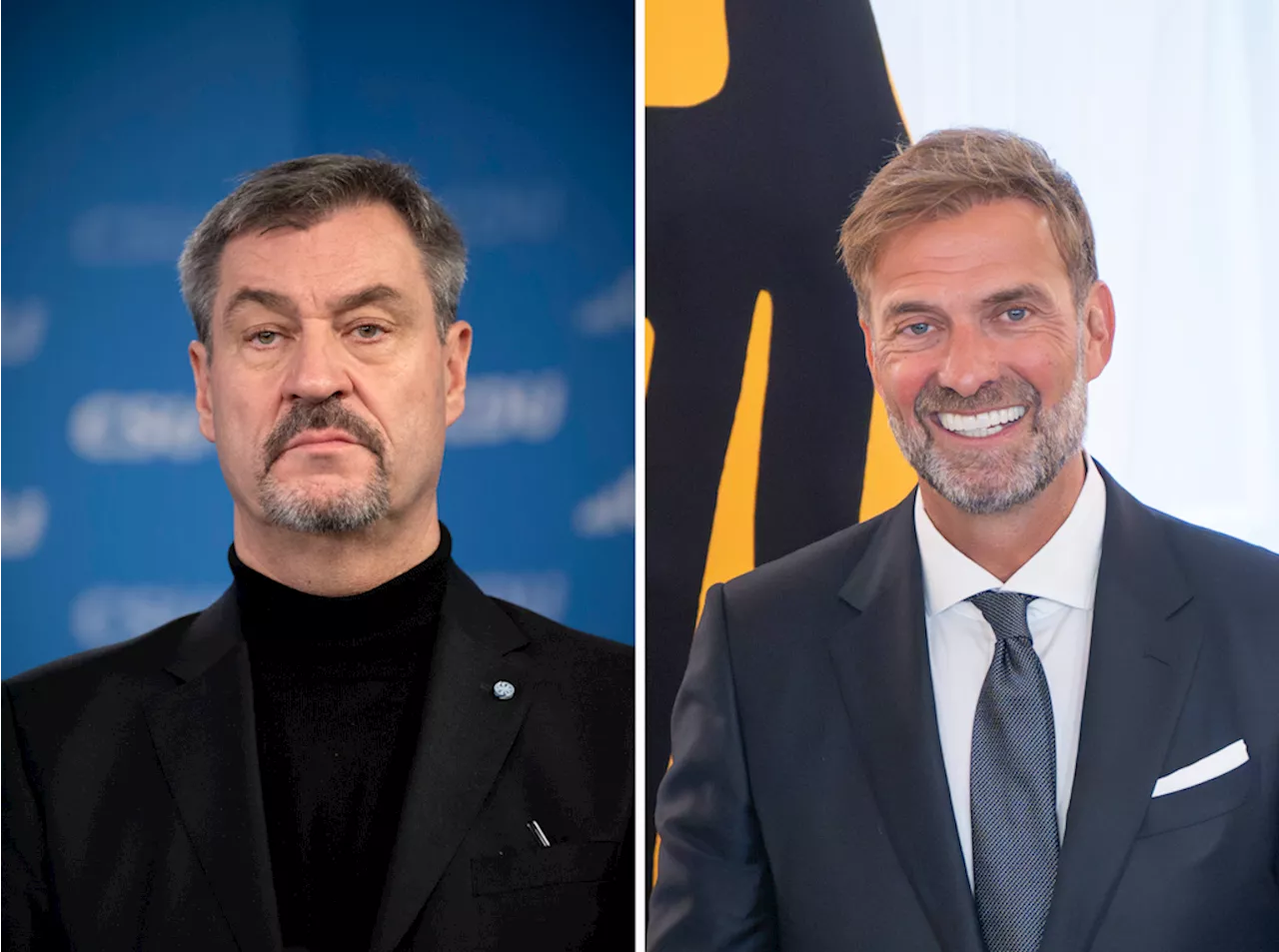 Markus Söder postet Foto mit Jürgen Klopp – aber alle reden nur über ein Detail