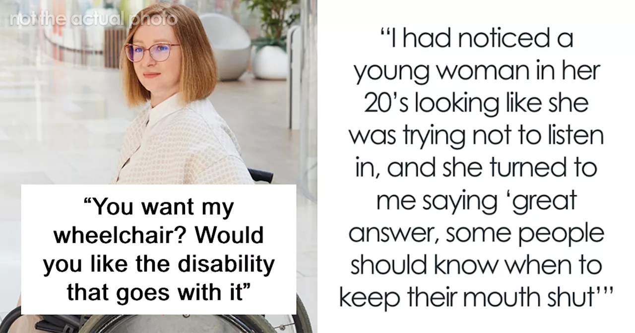 'You Want My Wheelchair?': Woman Claps Back At Entitled Guy With Perfect Response