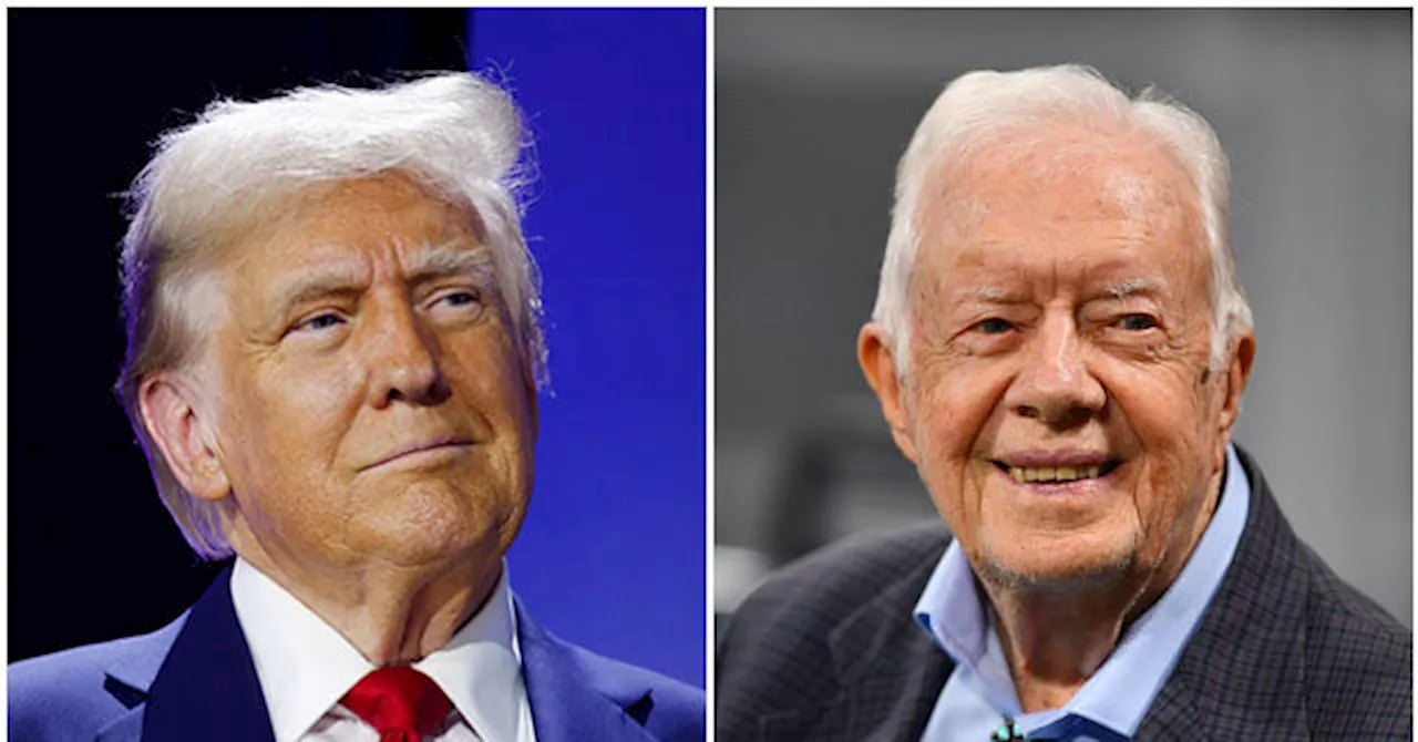 Trump Pays Tribute to Former President Jimmy Carter