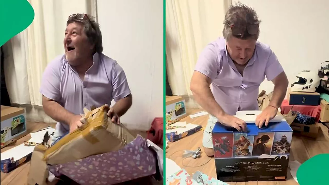 Man's Hilarious Reaction to PS5 Christmas Gift Goes Viral