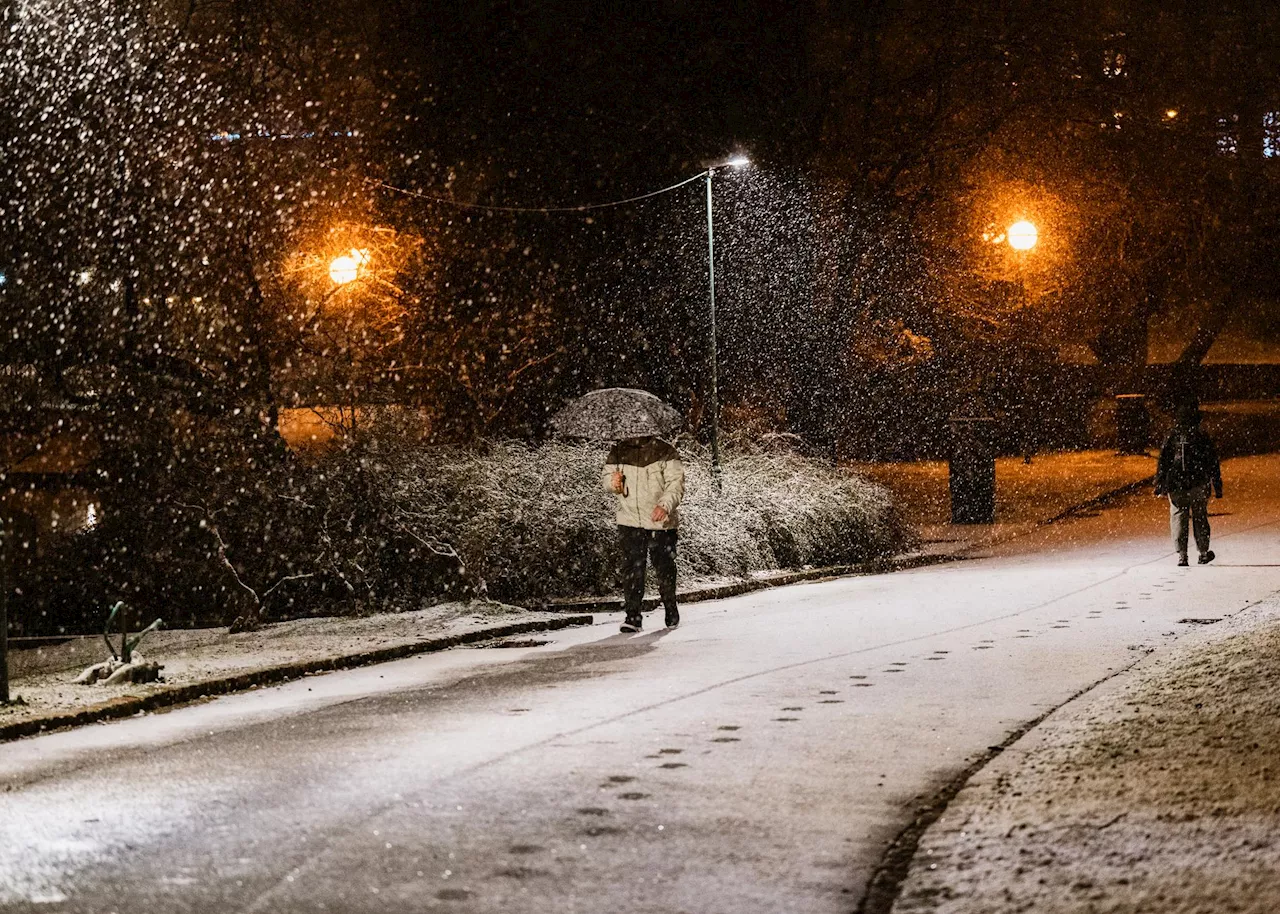 Snø og Farevarsel for Bergen Til Nyttår