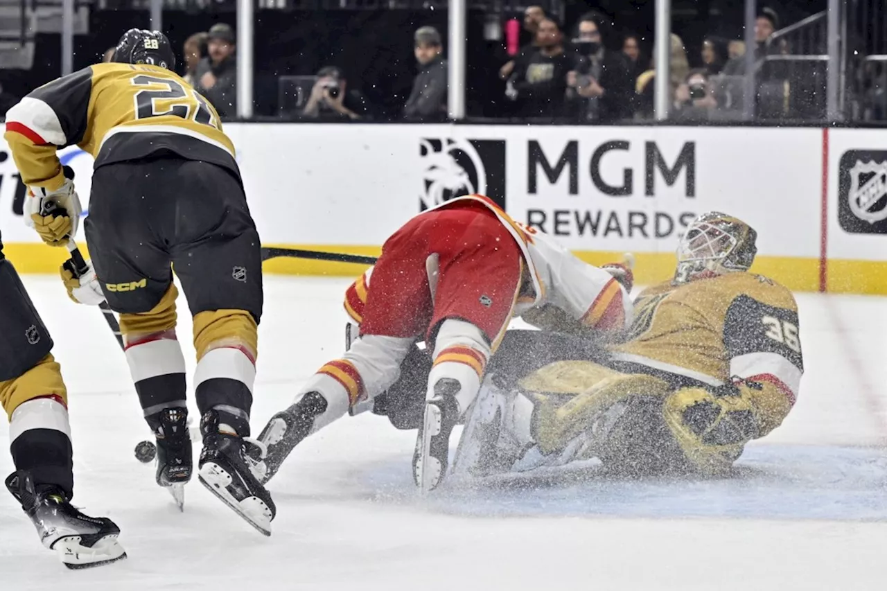 Golden Knights Shut Out Flames 3-0, Extend Winning Streak to Six