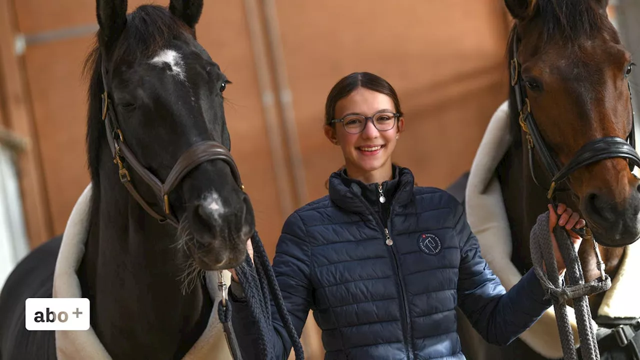 Junge Reiterin Malina Schneider beim CHI Classics als Helferin dabei