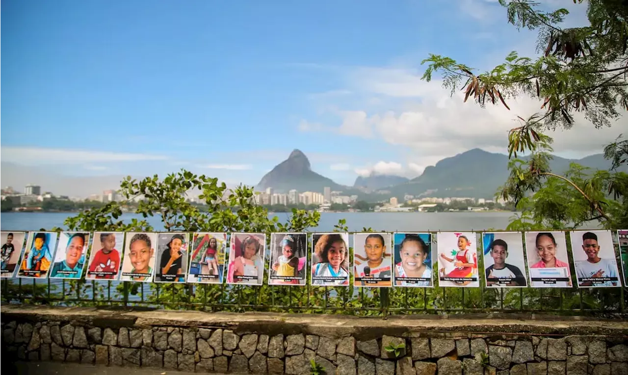 Rio de Paz critica retirada de fotos de crianças mortas por bala perdida da Lagoa