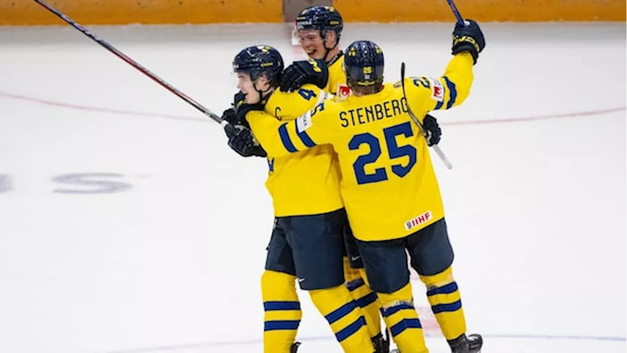 Sweden Advances to World Junior Quarterfinals After Beating Switzerland