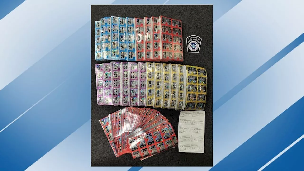 Counterfeit Vehicle Inspection Stickers Seized by CBP