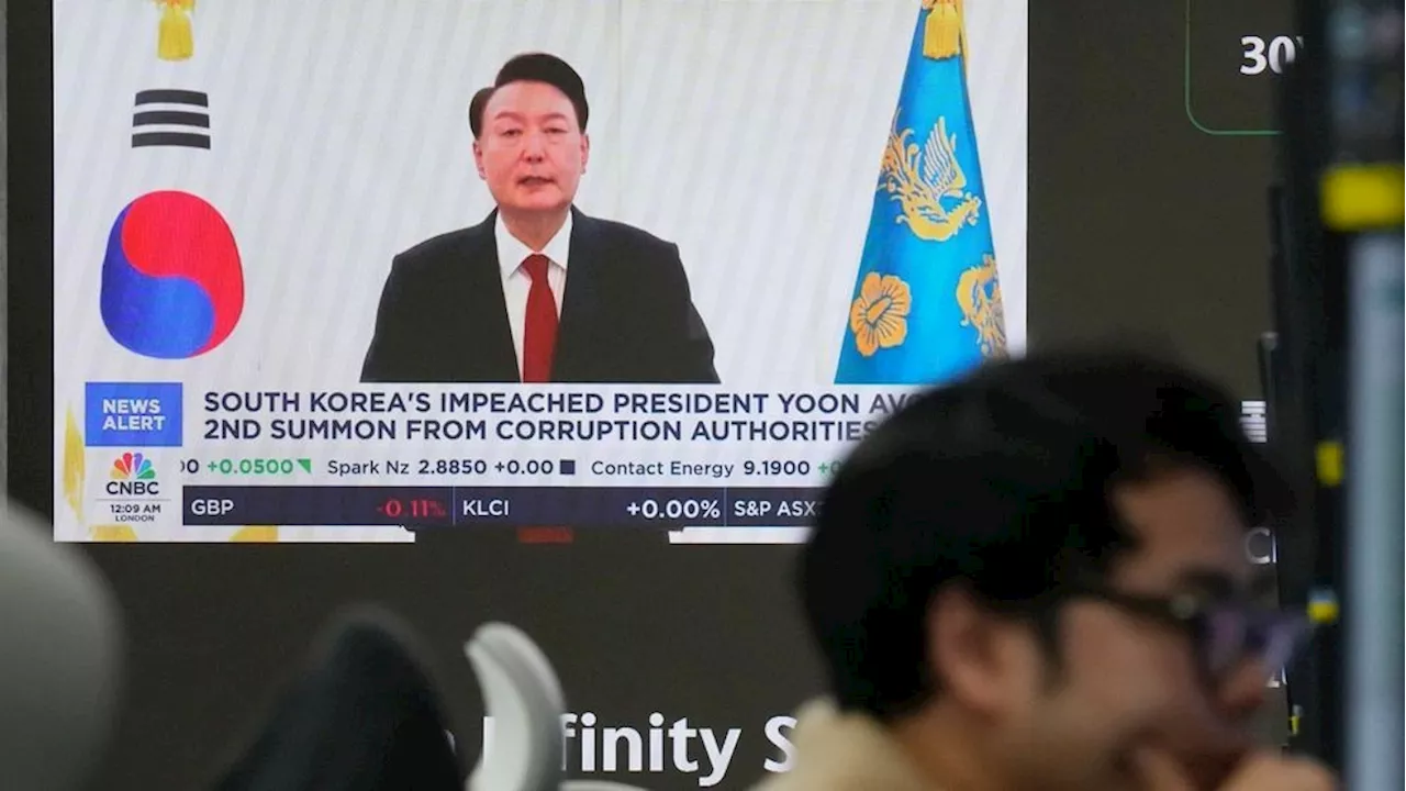 South Korea Seeks Warrant to Question President Yoon on Rebellion Charges