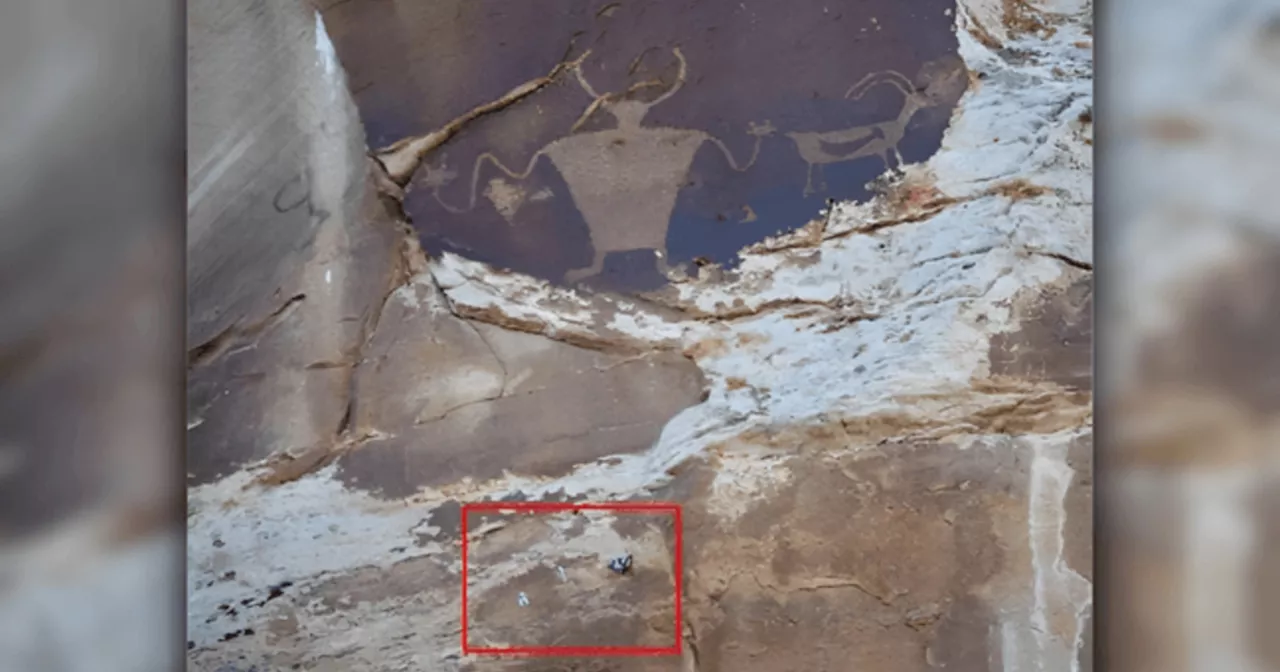 Climbing Bolts Damage Prehistoric Petroglyph Panel in Utah
