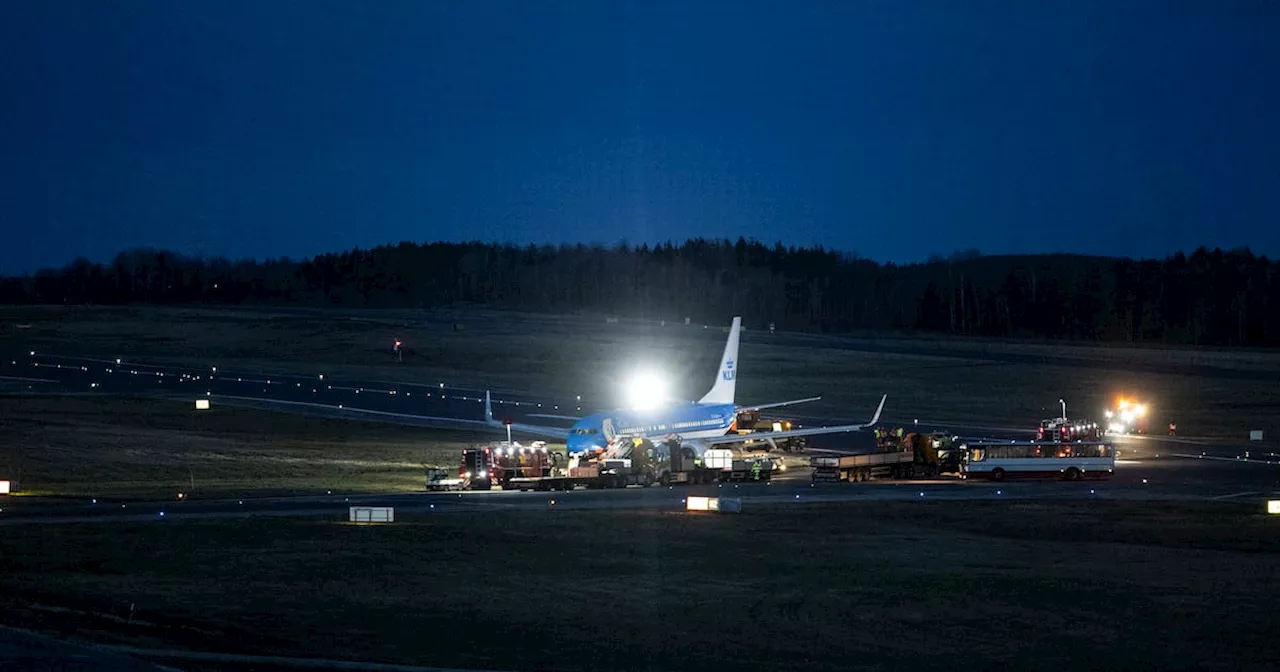 KLM-fly Nødlandet på Torp etter Hydrauliksvikt