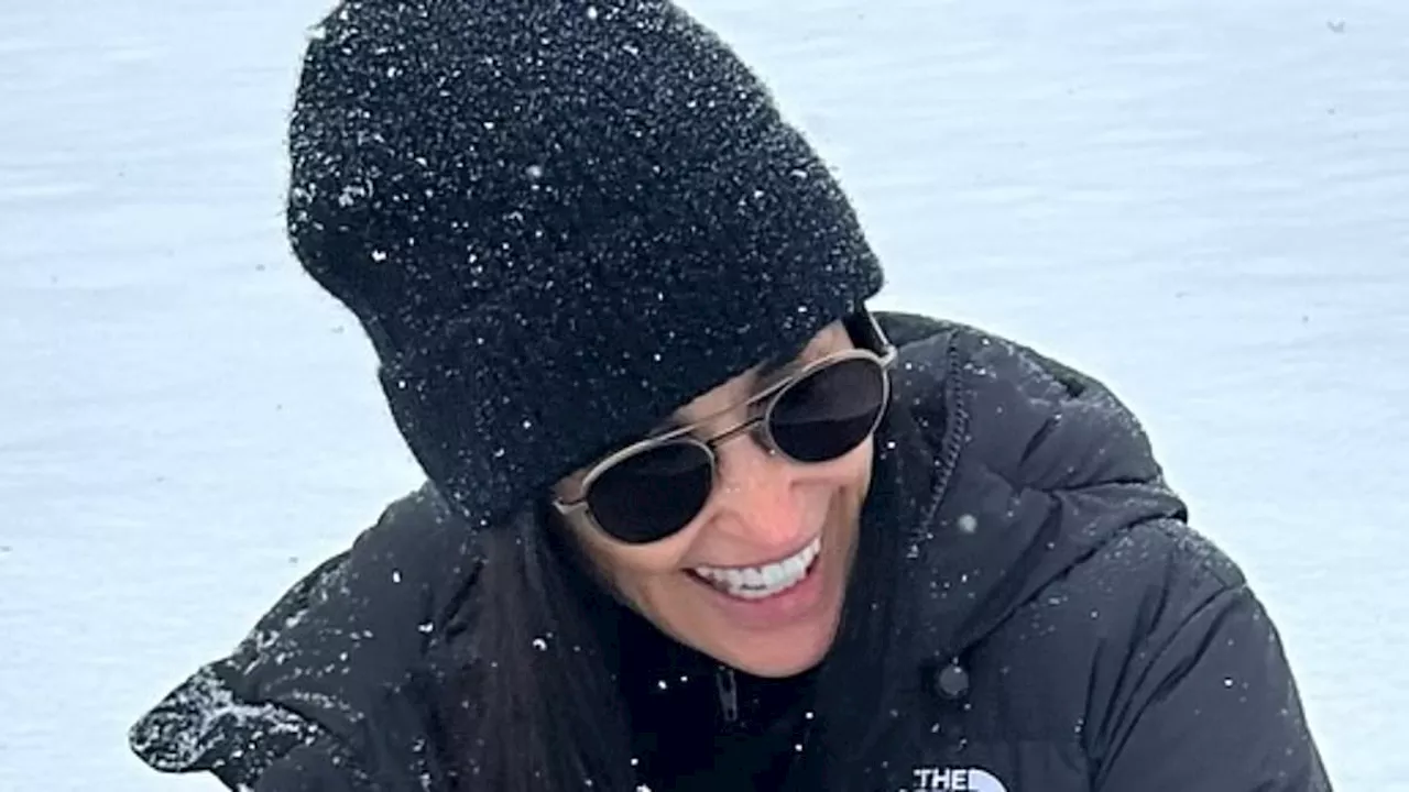 Demi Moore Is the Ultimate Glam Grandma Enjoying Snow Day With 20-Month-Old Granddaughter Lou