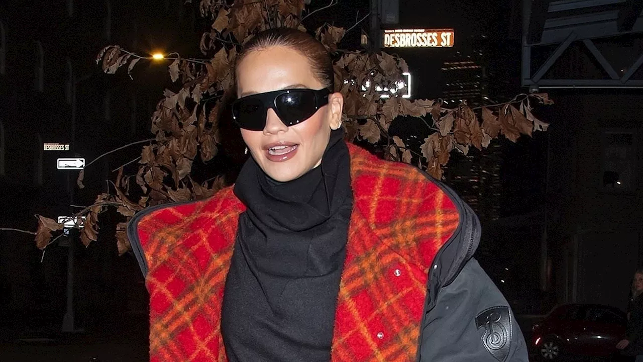 Rita Ora Arrives in New York for New Year's Eve Performance and Hosting Gig