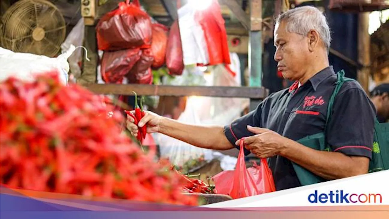 Harga Bahan Pangan Fluktuatif, Cabai Merah Keriting Naik Terbesar