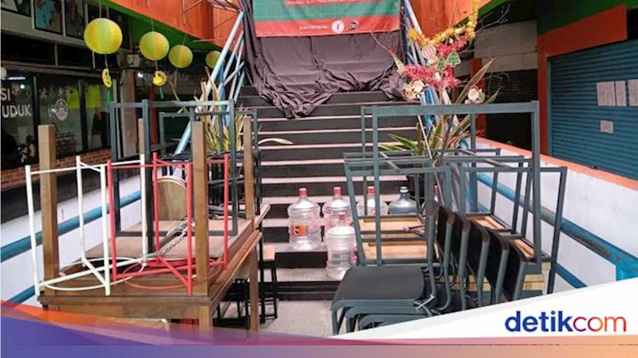 Pasar Slipi Terpuruk, Pedagang Lesu Dihadang Sepi Pengunjung