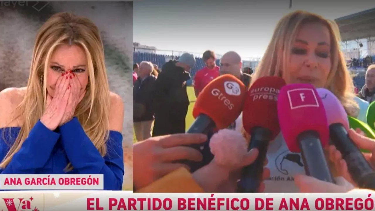 Ana Obregón rompe a llorar durante el directo de 'Y ahora Sonsoles' al recordar a Aless Lequio: 'Me cuesta mucho verle'