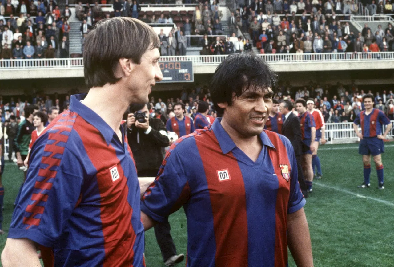 Muere el Cholo Sotil a los 75 años, el mejor socio de Cruyff en el Barcelona