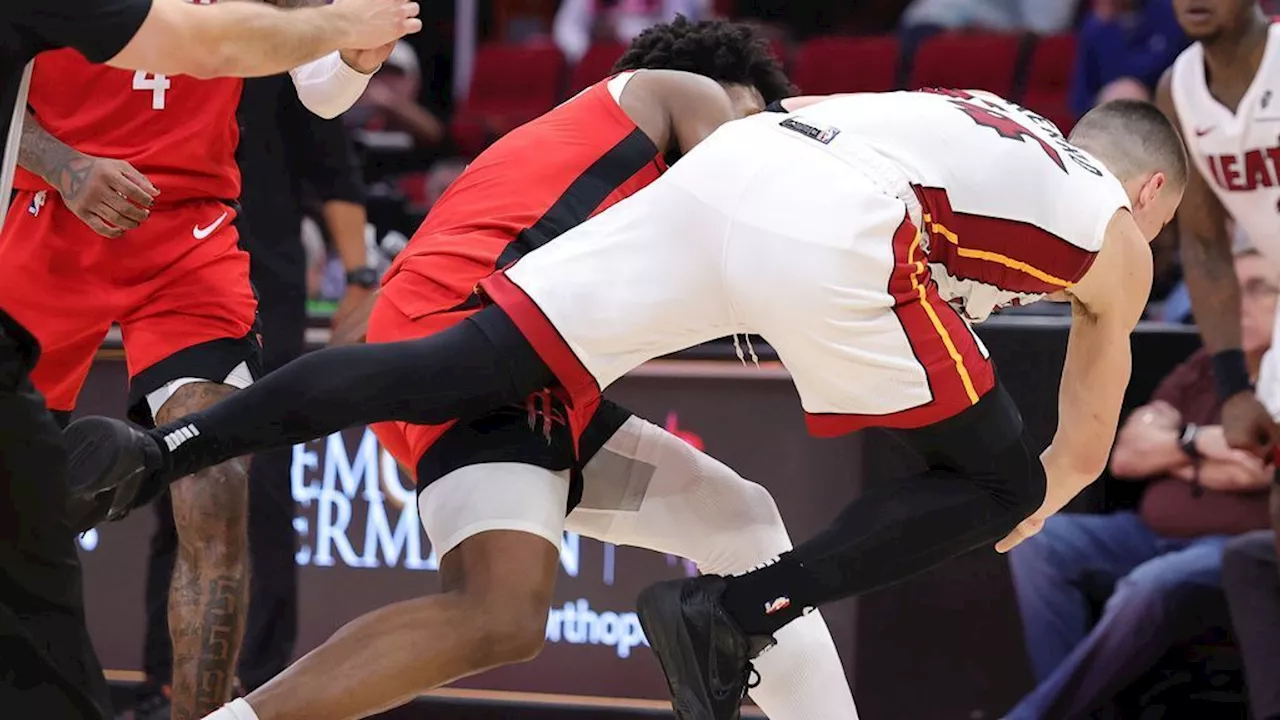 On-court Brawl Mars Miami's Victory Over Houston