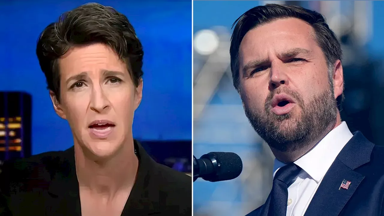 Maddow Admits Underestimating JD Vance