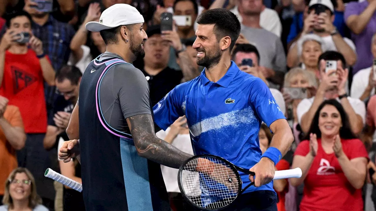 Djokovic and Kyrgios Team Up for Surprise Doubles Win in Brisbane