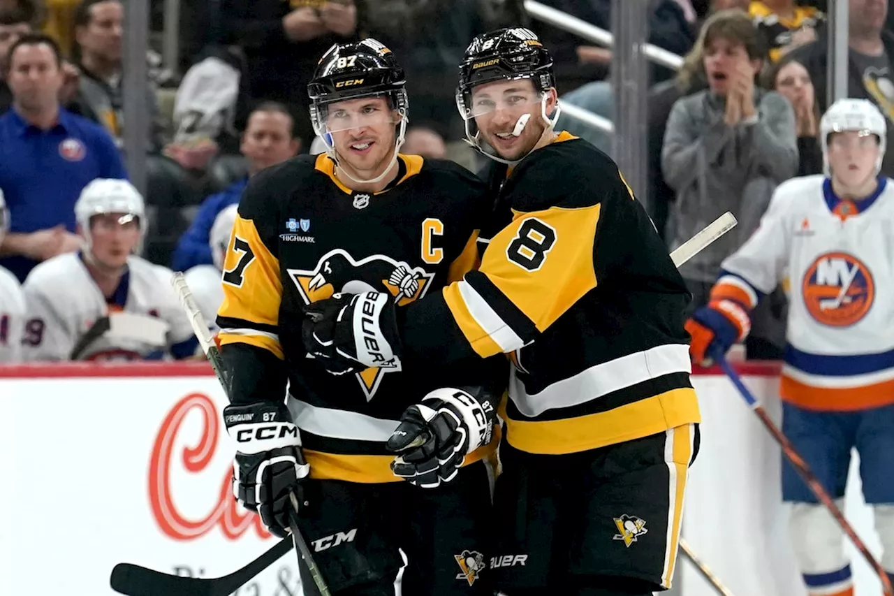 Crosby Breaks Penguins Assist Record, Penguins Beat Islanders