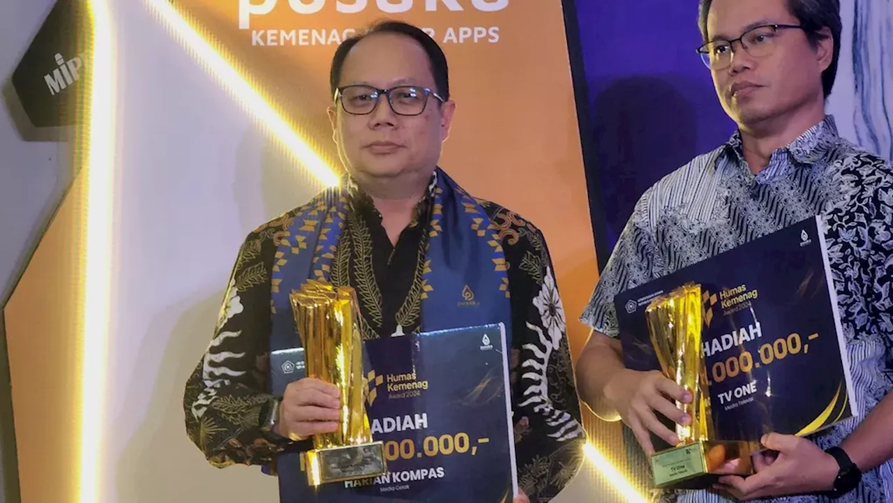 Kompas Raih Penghargaan Humas Kemenag Award 2024