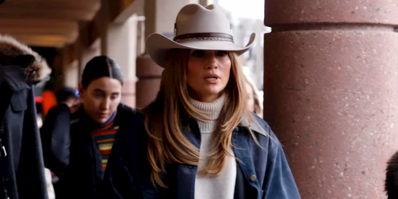 Jennifer Lopez Goes Full Luxe Cowgirl in Aspen