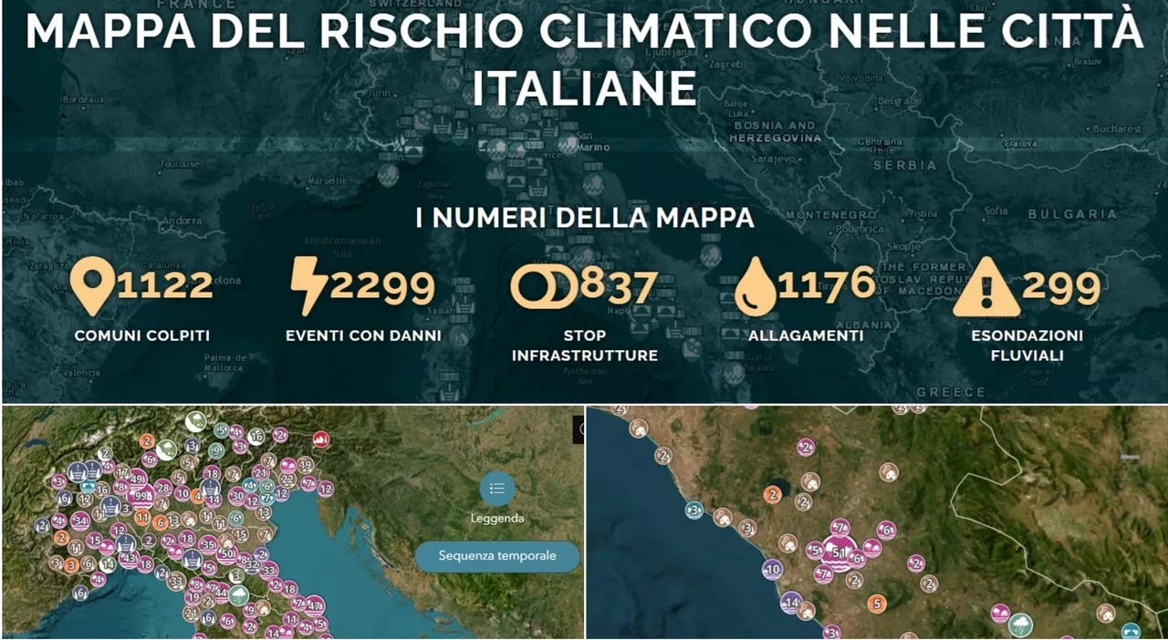 Italia Sotto Scacco della Crisi Climatica: 351 Eventi Meteorologici Estremi nel 2024