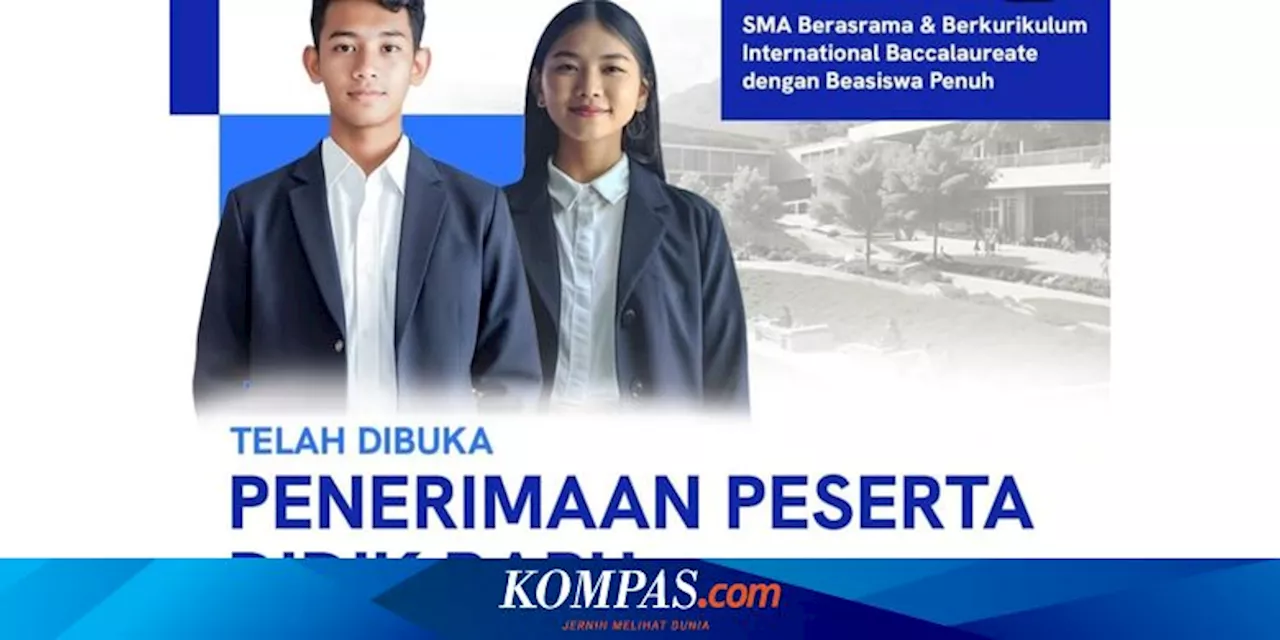 Polri Buka SMA Kemala Taruna Bhayangkara 2025, Ada Beasiswa 'Full' Angkatan 1