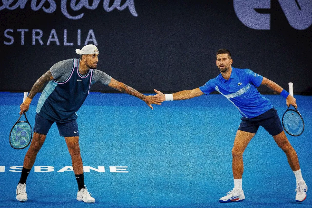 Djokovic et Kyrgios Forment Une Alliance Inattendue en Double à Brisbane