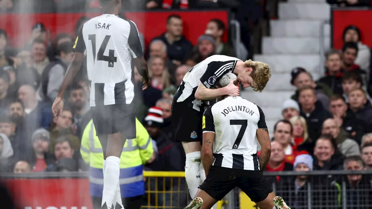 Newcastle vence o Manchester United em partida acirrada da Premier League