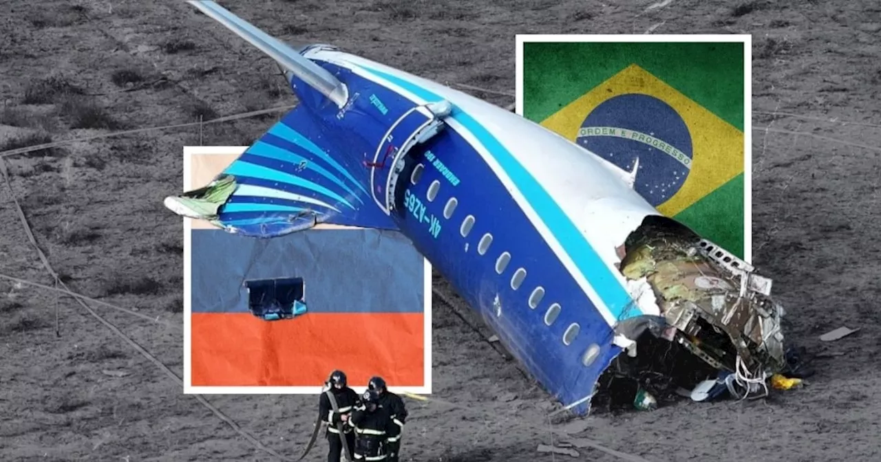 Cajas negras del avión que se estrelló en Kazajistán envíadas a Brasil para análisis