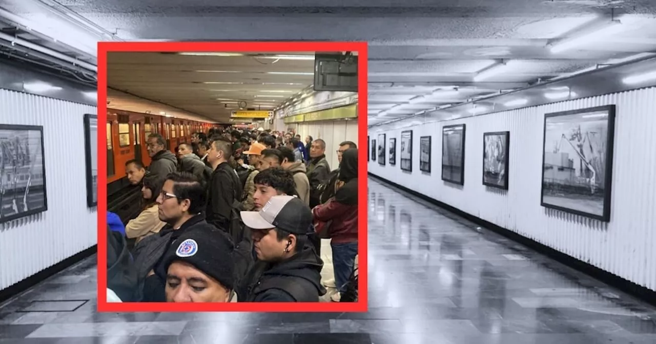 Metro de la Ciudad de México presenta retrasos y aglomeraciones en varias líneas