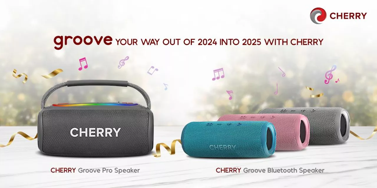 Dance into 2024 with CHERRY Groove and Groove Pro Speakers