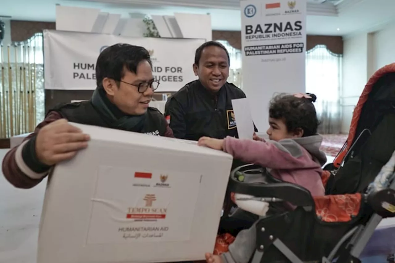 BAZNAS RI Bantu Pasien Anak dan Keluarga Gaza di RS KHCC Yordania