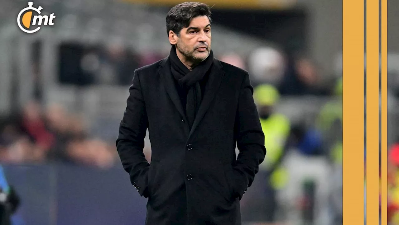 AC Milan hace oficial el despido de su entrenador Paulo Fonseca