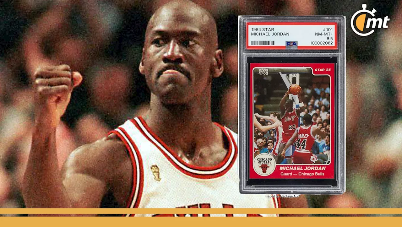 Tarjeta de Michael Jordan como novato podría alcanzar los 400 mil dólares en subasta