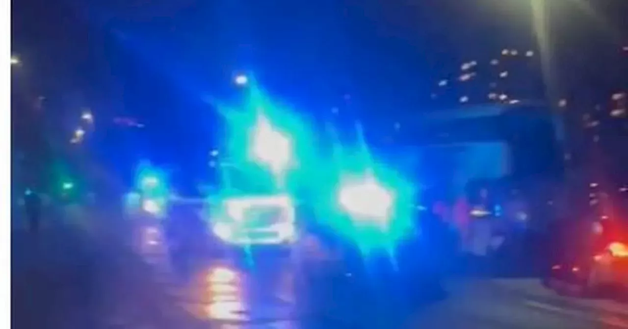 Five Hospitalized After Serious Bus and Car Crash in Salford