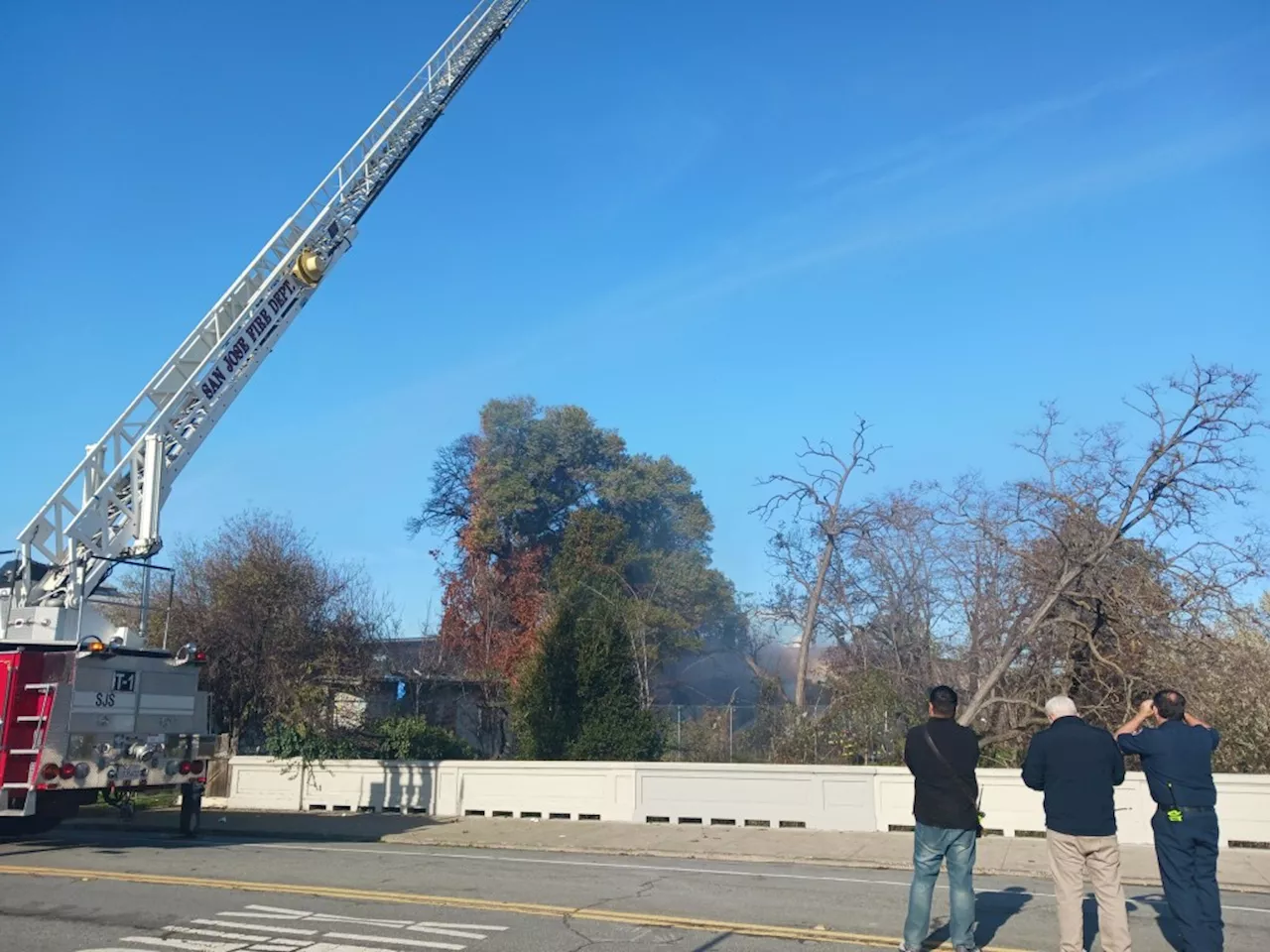 Second fire in three months scorches vacant blighted lot in downtown San Jose