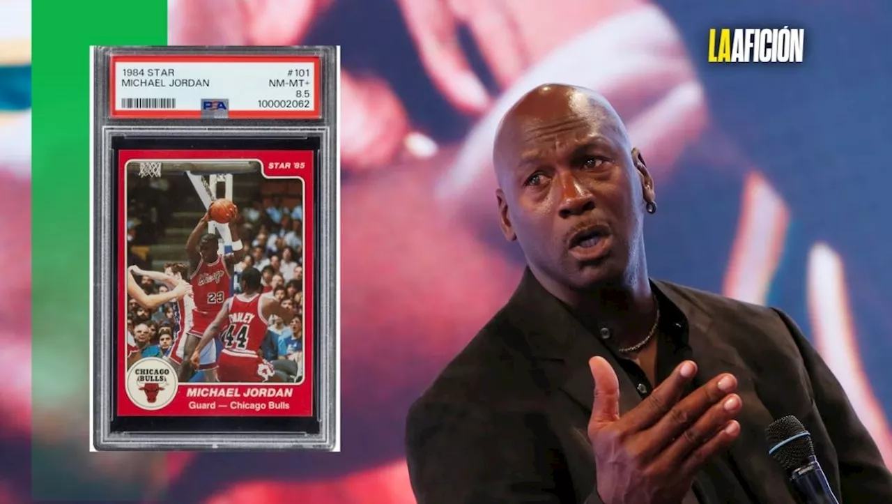 Tarjeta de novato de Michael Jordan podría alcanzar 400 mil dólares en subasta