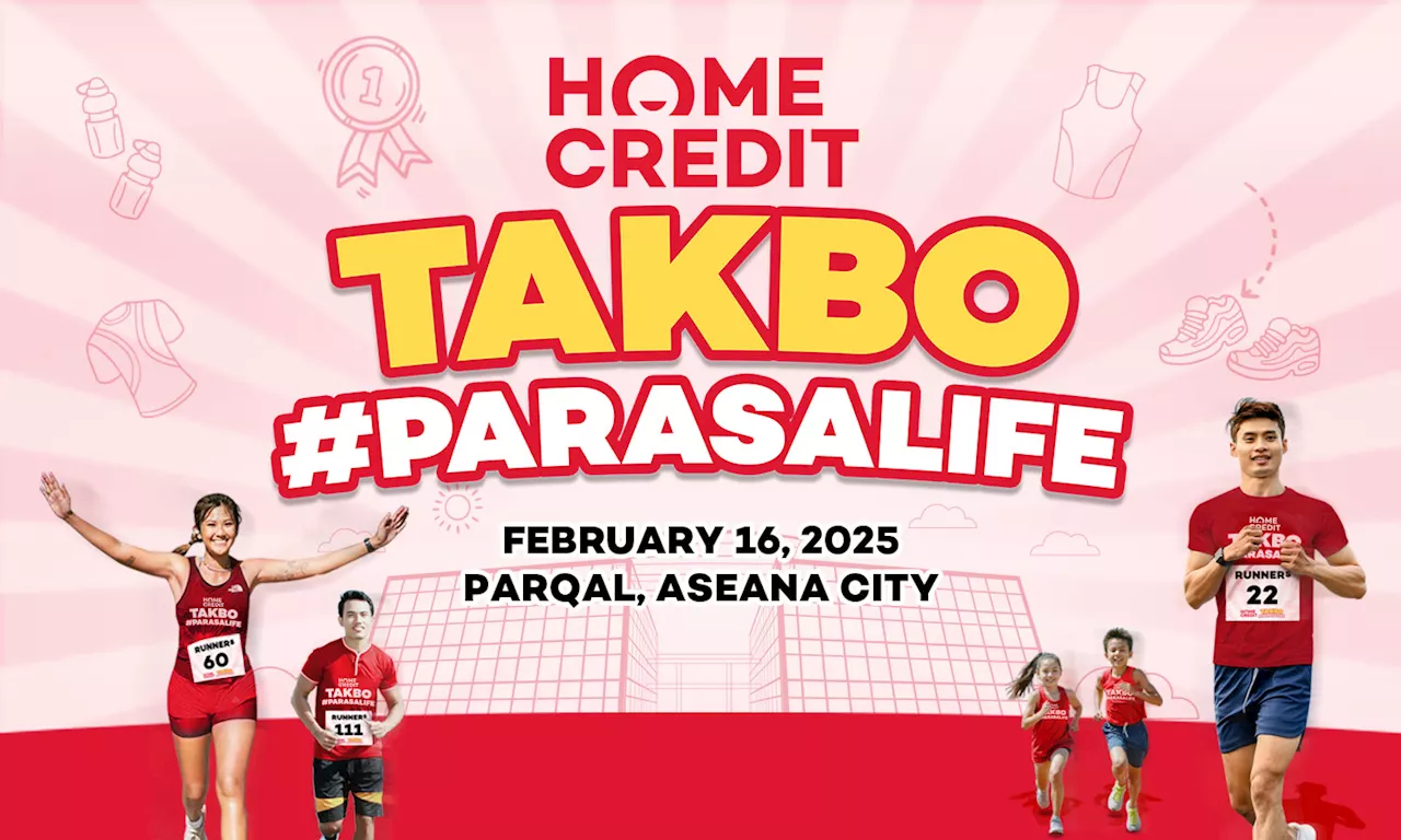 Start your year right with WeKenRun at the Home Credit Takbo #ParaSaLife