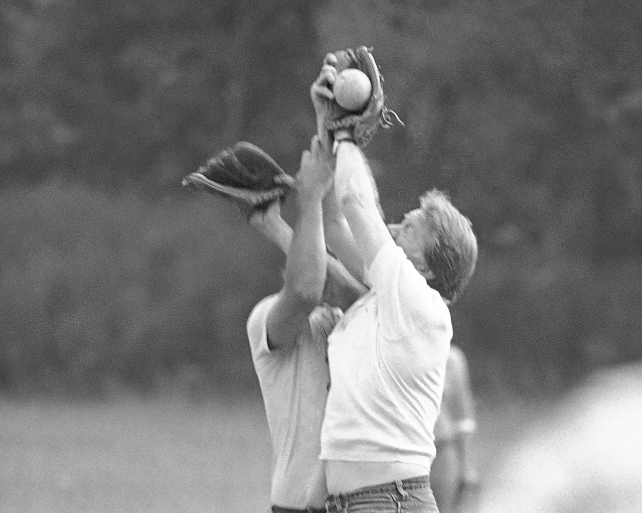 Iconic Softball Photo Captures Carter and Wilkie