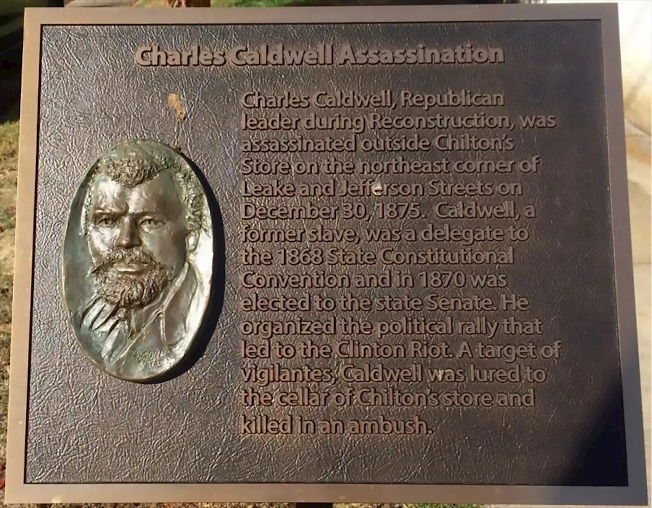 Mississippi Senator Charles Caldwell Assassinated by a White Mob