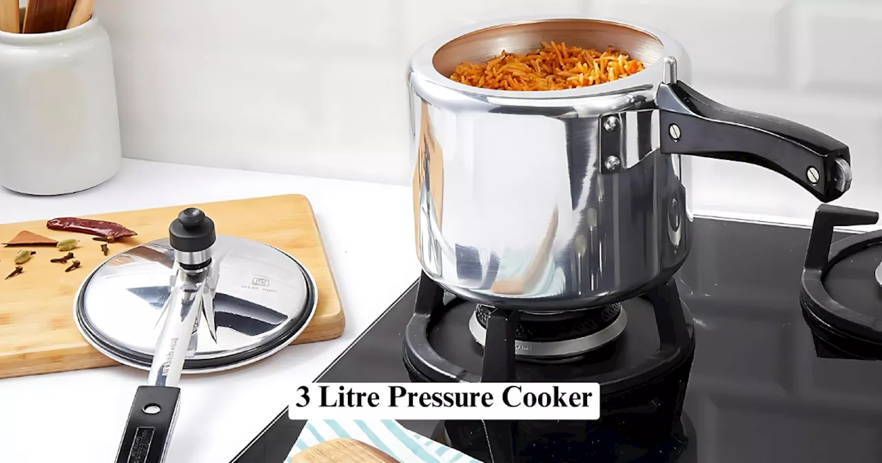 Amazon Deals: 3 Litre Pressure Cooker 55% तक डिस्काउंट पर