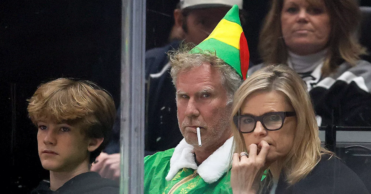 Will Ferrell Shows Up as Buddy the Elf at Kings Game