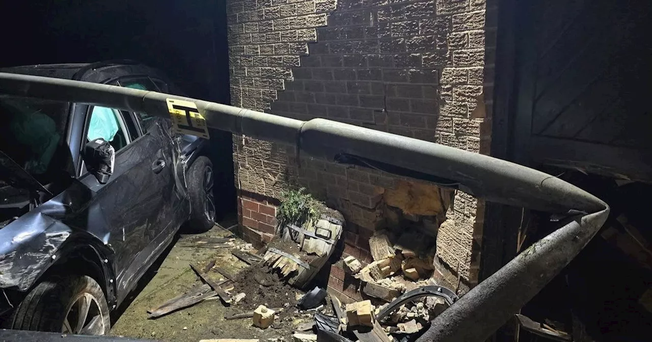 Drunk Driver Crashes into Family Home, Causing Evacuation and Building Damage