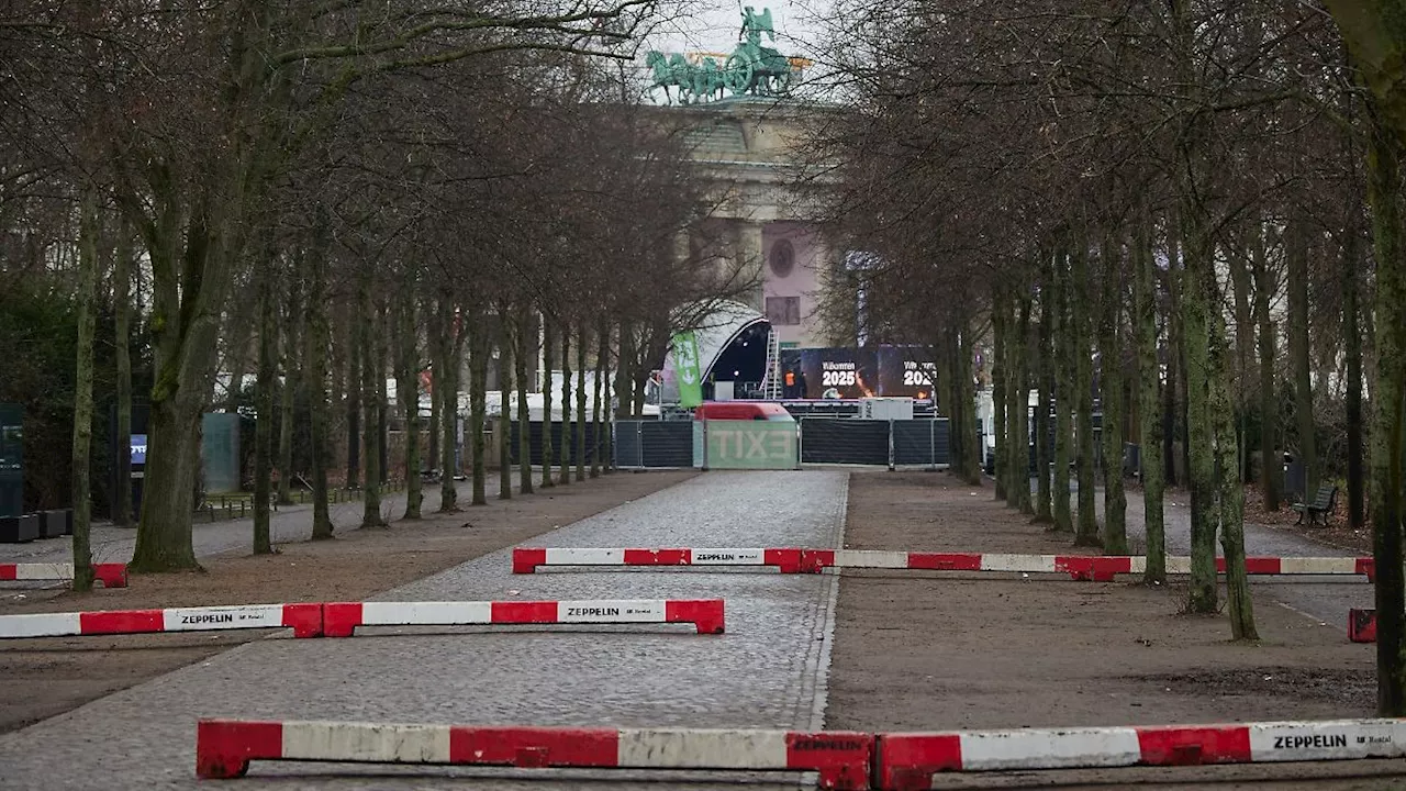 Berlin & Brandenburg: Großeinsatz zu Silvester - Feuerwerk am Brandenburger Tor