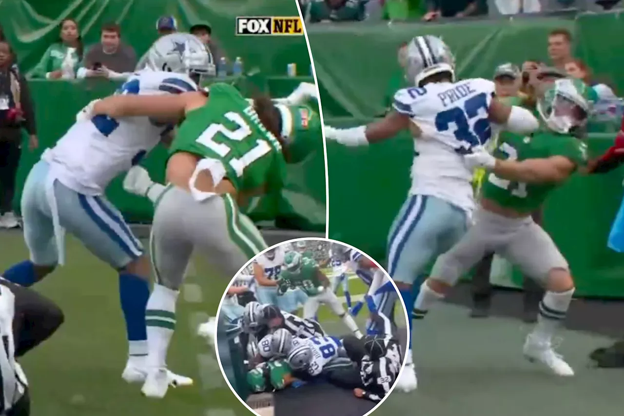 Eagles-Cowboys Brawl Erupts in Week 17