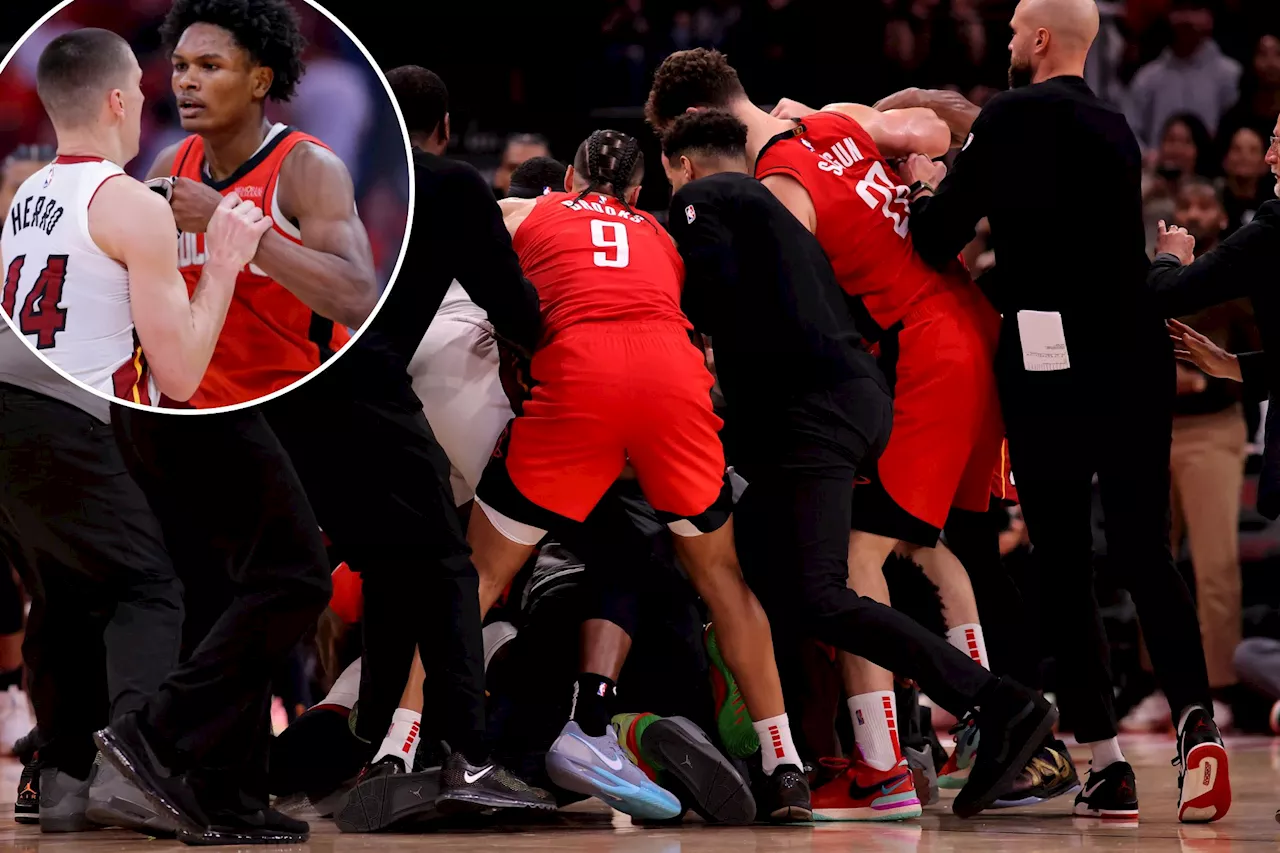 Six Ejected in Heated Altercation as Heat Defeat Rockets