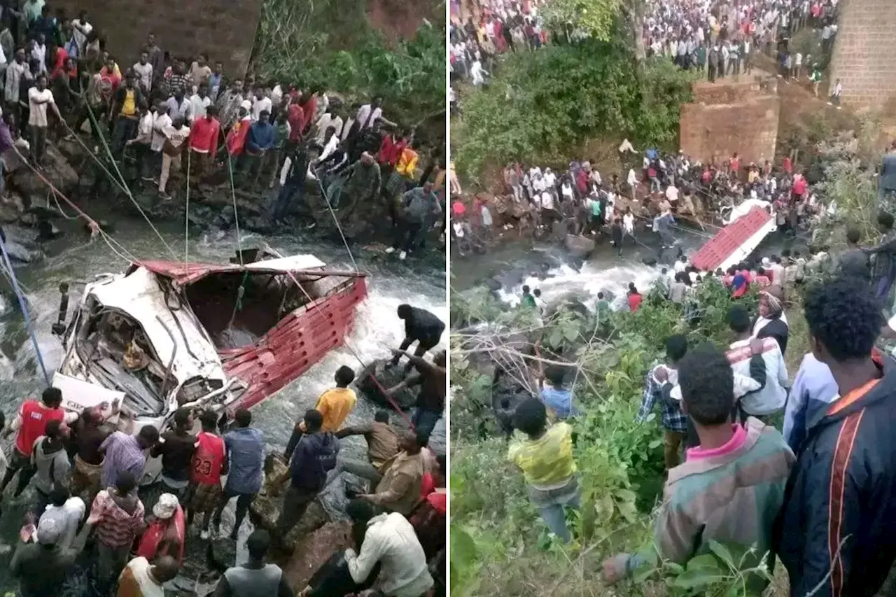 Truck Plunges into River in Ethiopia, Killing at Least 66