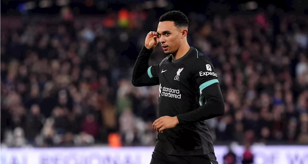 Alexander-Arnold envoie un message au Real Madrid après son but contre West Ham