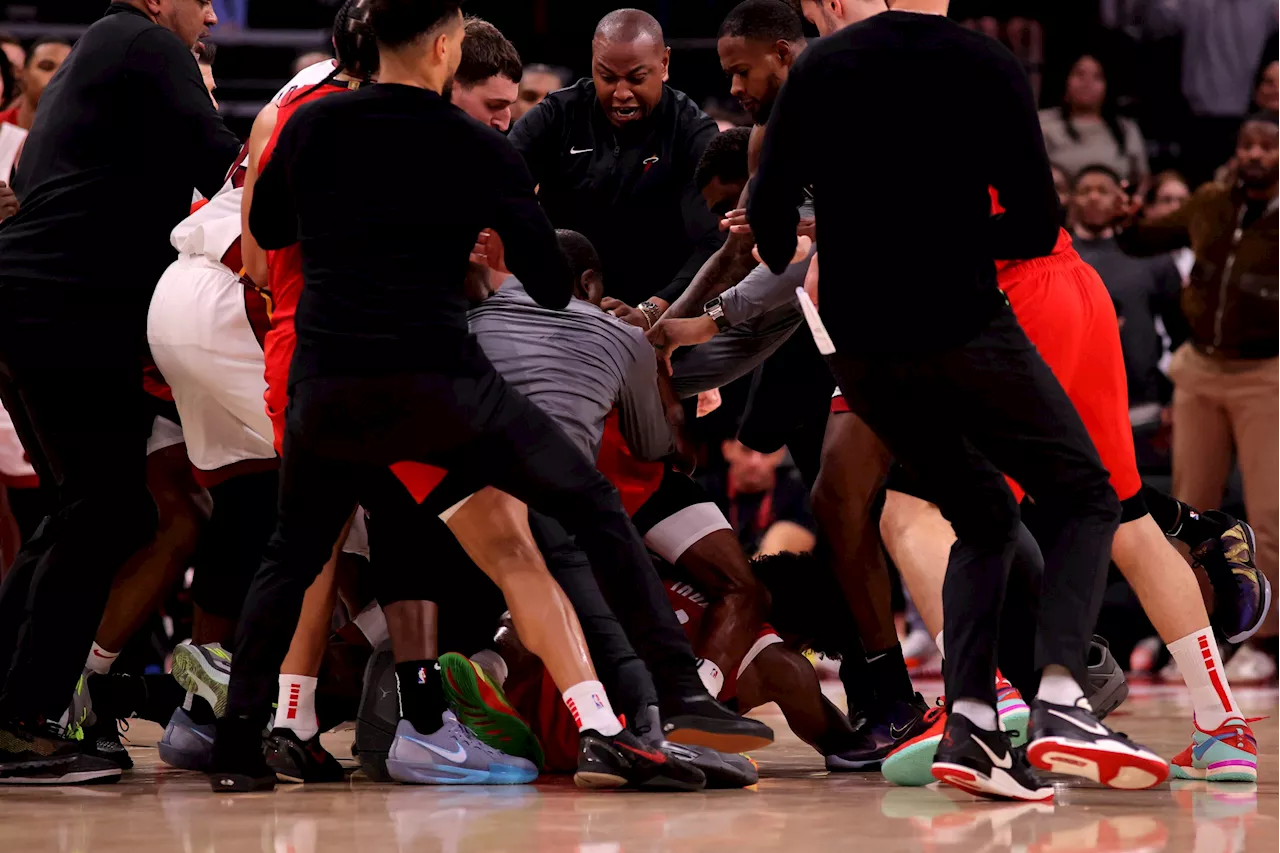 Herro, Green Ejected as Heat Beat Rockets in Heated Finish